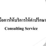 คู่มือ การให้บริการให้คำปรึกษา